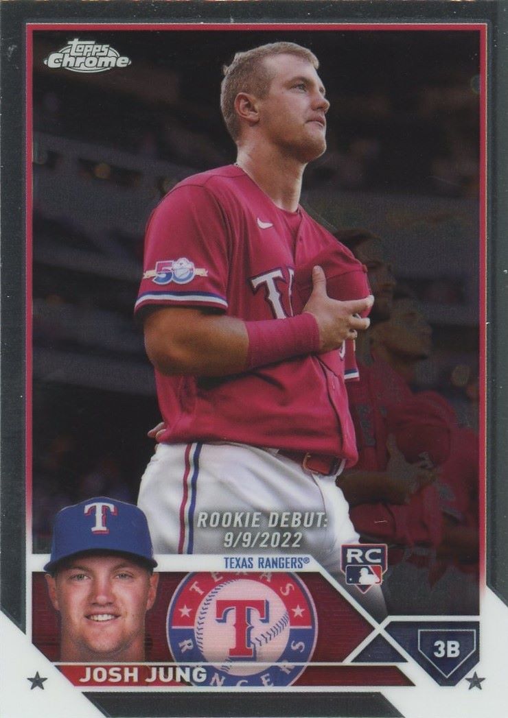 2023 Topps Chrome Update Josh Jung Rookie #USC51