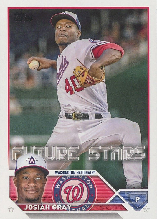 2023 Topps Series 1 Josiah Gray Future Stars #149