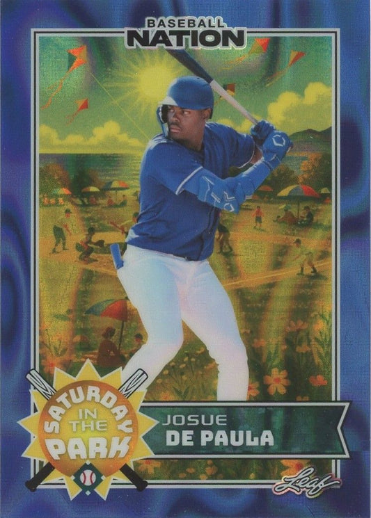 Josue De Paula 2025 Baseball Nation Saturday in the Park Blue Wave #2/7 #SB-25
