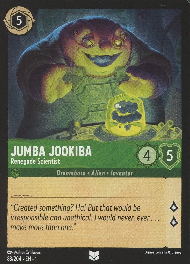 Disney Lorcana: The First Chapter Jumba Jookiba Uncommon #83