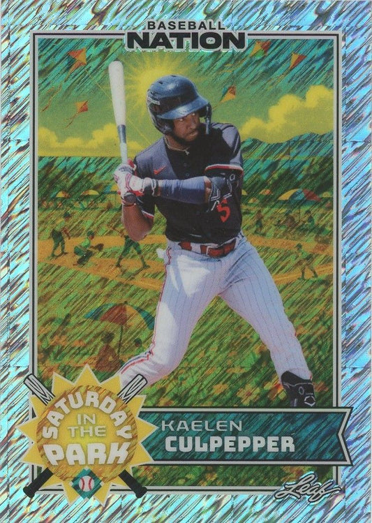 Kaelen Culpepper 2025 Baseball Nation Saturday in Park Silver Shimmer #10/15 #SB-27