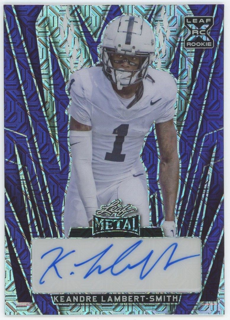 2024 Leaf Metal Keandre Lambert-Smith Purple Mojo Auto #5/7 #BA-KLS