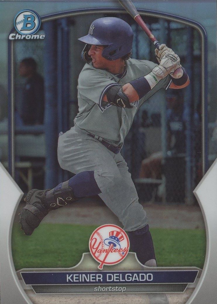 2023 Bowman Draft Chrome Keiner Delgado 1st Bowman Refractor #BDC-119