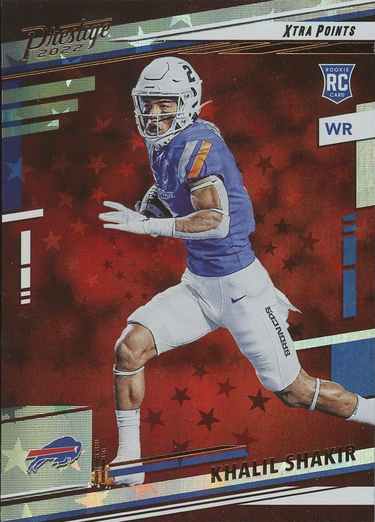 2022 Panini Prestige Khalil Shakir Rookie Xtra Points Stars #330