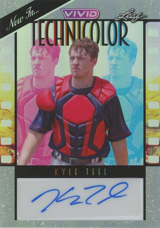2023 Leaf Vivid Kyle Teel Technicolor Silver Auto #1/9 #T-KT1