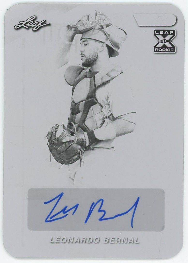 2023 Leaf Vivid Leonardo Bernal Black Plate Auto #1/1 #BA-LB1