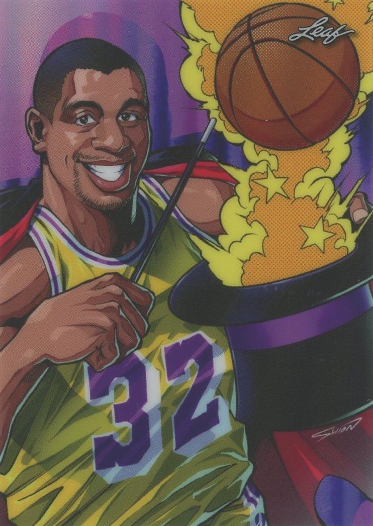 2024 Leaf Metal Magic Johnson Anime Nation #/175 #ANB-113