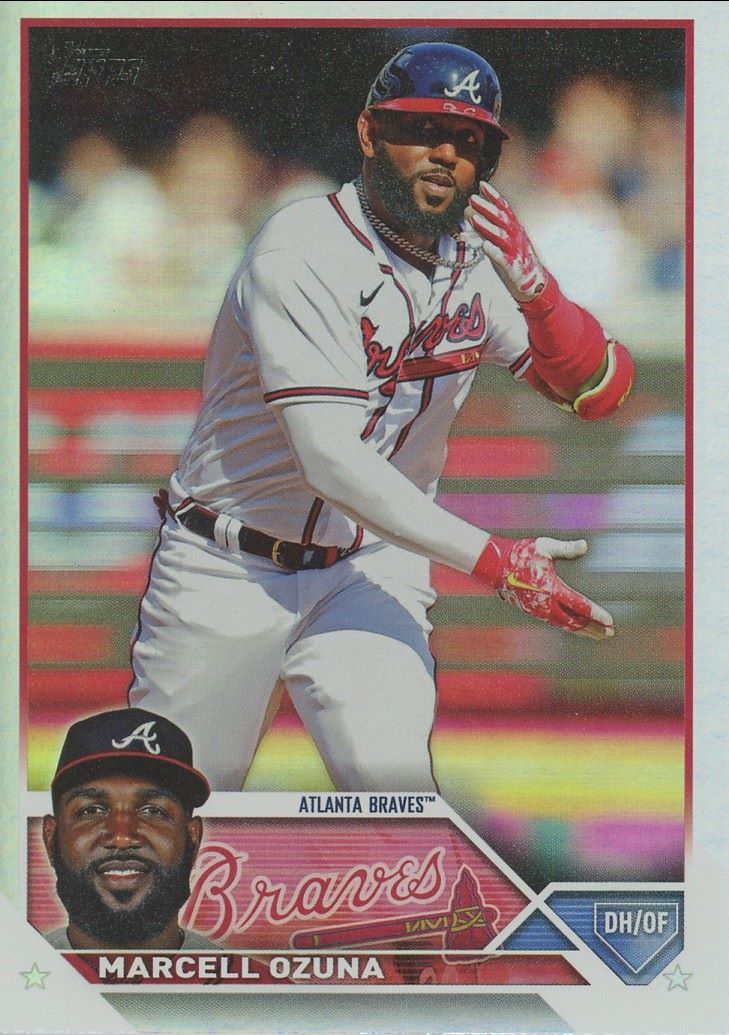 2023 Topps Series 1 Marcell Ozuna Silver #125