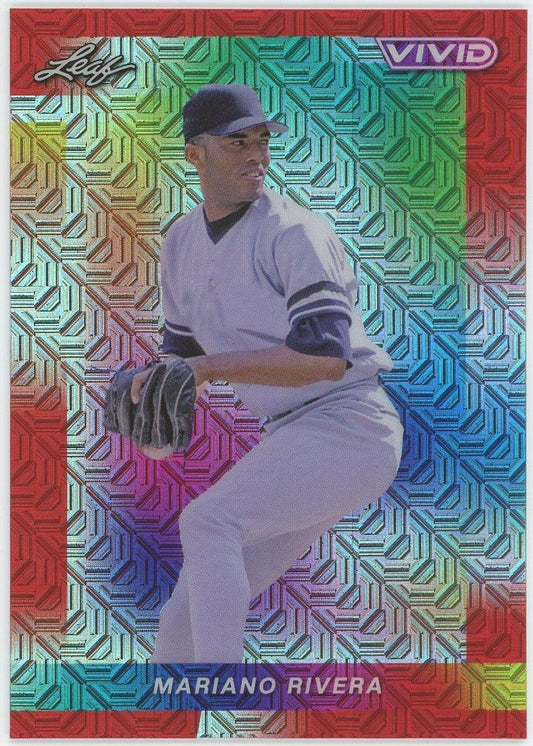 2023 Leaf Vivid Mariano Rivera Orange Mojo #3/8 #24 New York Yankees