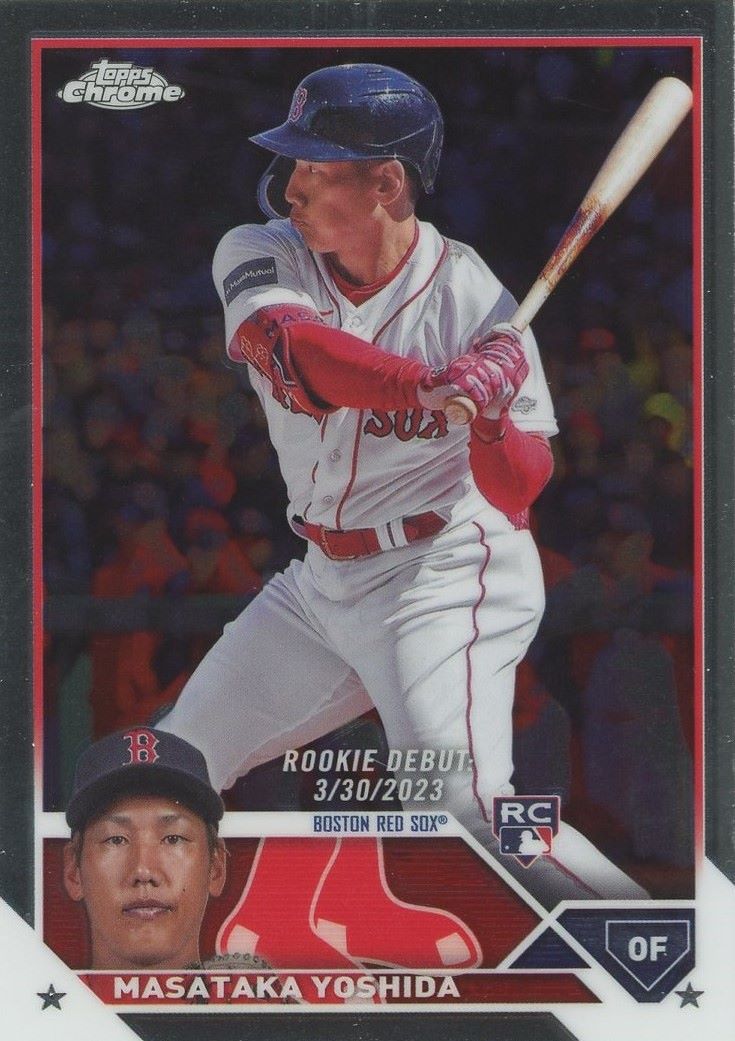 2023 Topps Chrome Update Masataka Yoshida Rookie #USC174