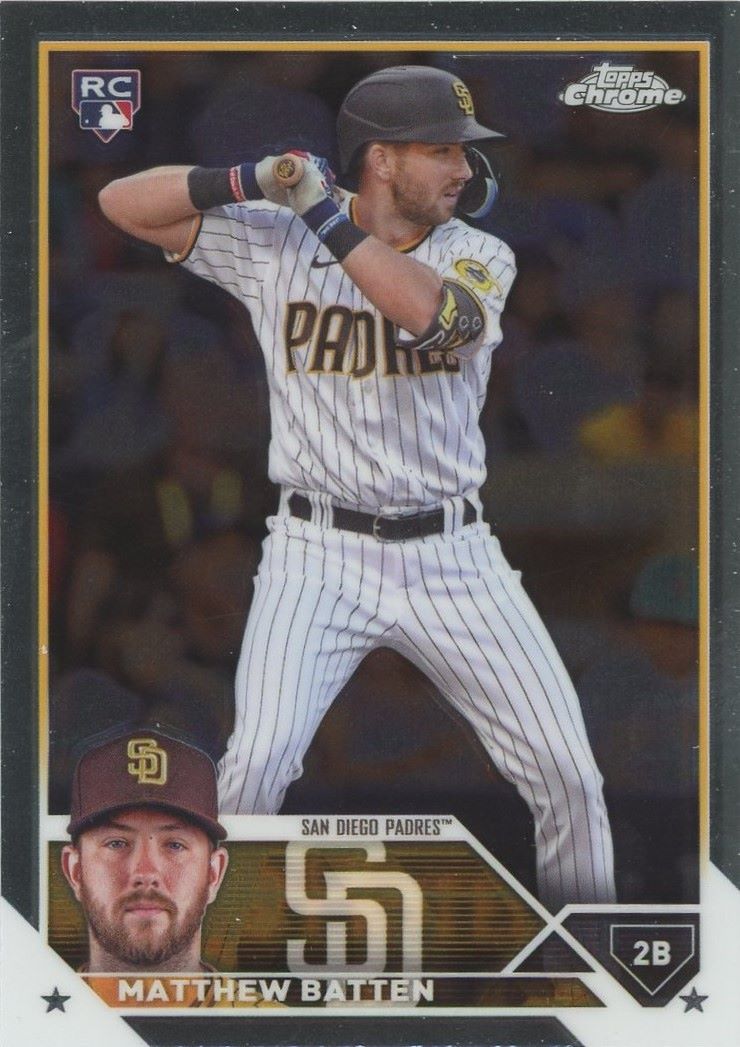 2023 Topps Chrome Update Matthew Batten Rookie #USC72