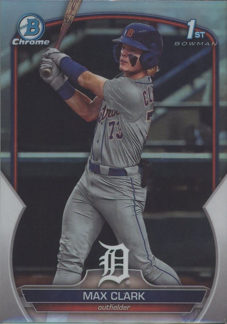 2023 Bowman Draft Max Clark Refractor Rookie #BDC-76