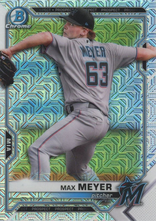 2021 Bowman Chrome Max Meyer MOJO Refractor #BCP-201