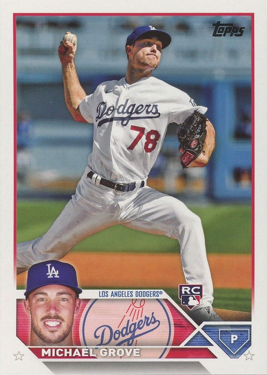 2023 Topps Series 1 Michael Grove Rookie RC #15