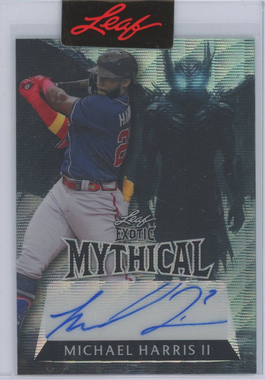 2023 Leaf Exotic Michael Harris II Mythical Auto #1/1 #MA-MH1 Atlanta Braves