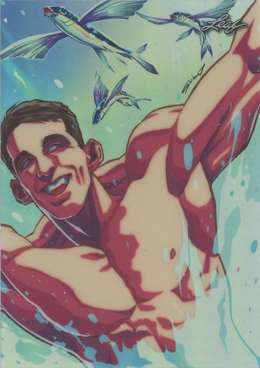 2024 Leaf Metal Michael Phelps Anime Nation #/140 #ANB-124