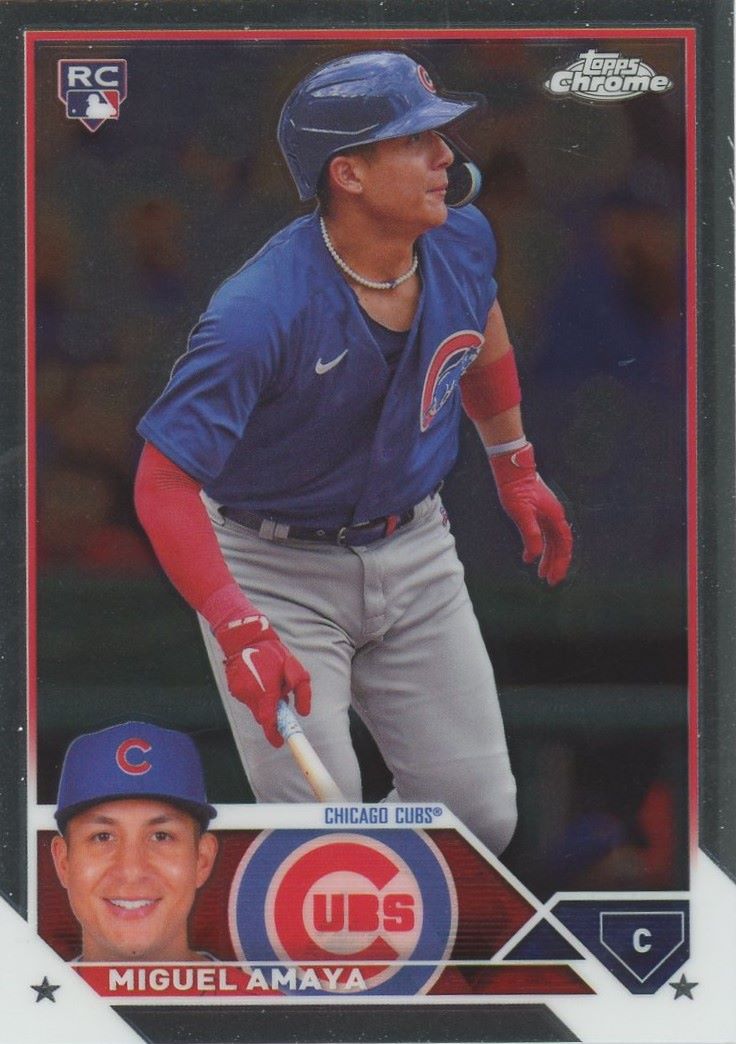 2023 Topps Chrome Update Miguel Amaya Rookie #USC164