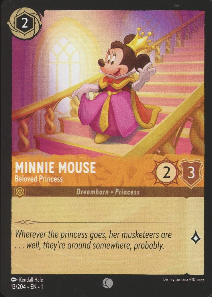 Disney Lorcana: The First Chapter Minnie Mouse Beloved Princess Common #13