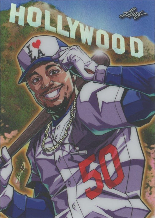 2023 Leaf Metal Mookie Betts Anime Nation #/76 #ANB-92