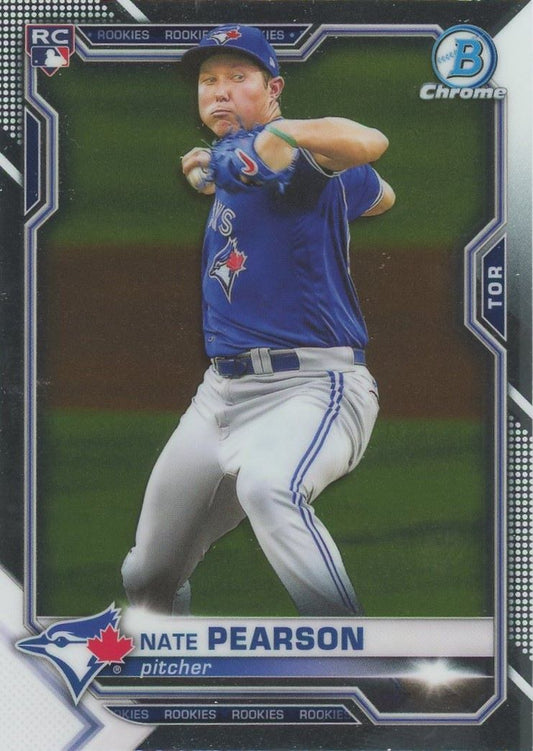 2021 Bowman Chrome Nate Pearson Rookie #17