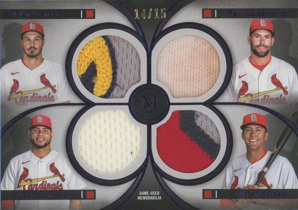 2024 Museum Arenado Goldschmidt Nootbaar Contreras Quad Relic #14/15 #FPQR-AGCN