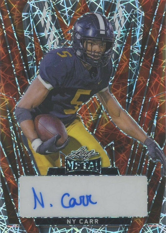 Ny Carr 2024 Leaf Metal Auto Earth Wave Auto #2/2 #BA-NC2