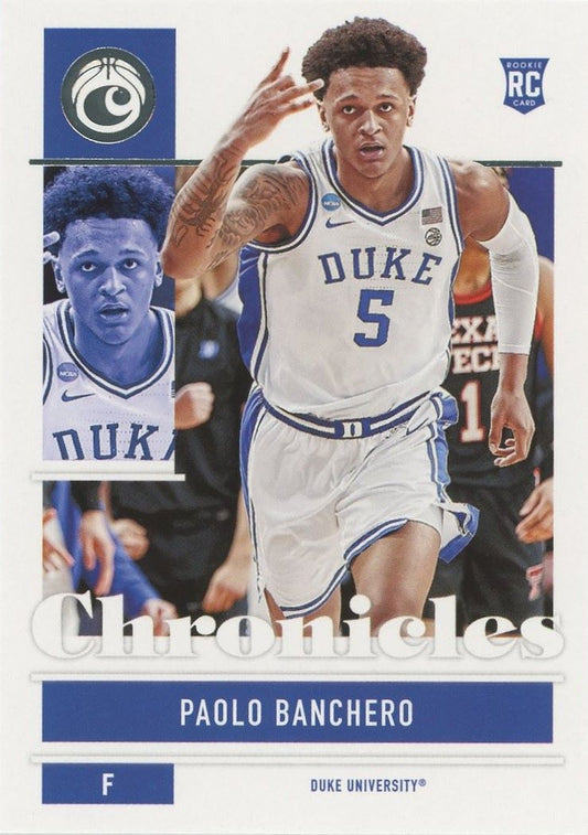 2022 Panini Chronicles Paolo Banchero Draft Picks Rookie #2