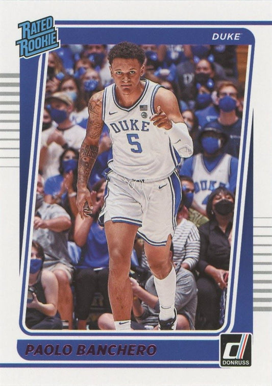 2022 Chronicles Paolo Banchero Draft Picks Donruss Rated Rookie Pink No. 2