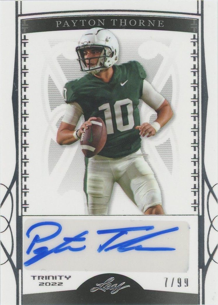 Payton Thorne 2022 Leaf Trinity Auto Silver #7/99 #BA-PT1
