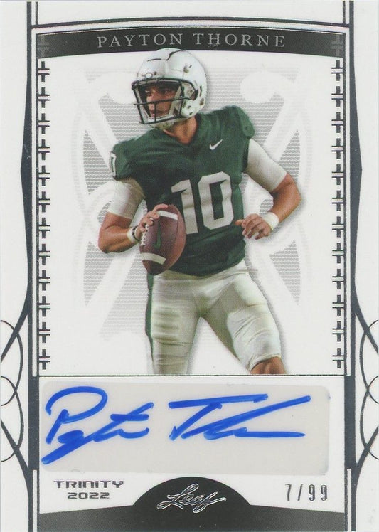Payton Thorne 2022 Leaf Trinity Auto Silver #7/99 #BA-PT1