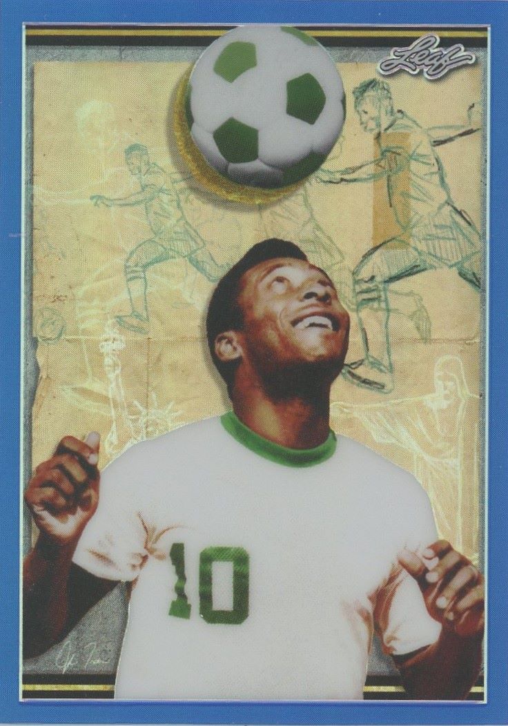 2023 Leaf  Pele Metallic Imaginations Blue #/49 #MI-10