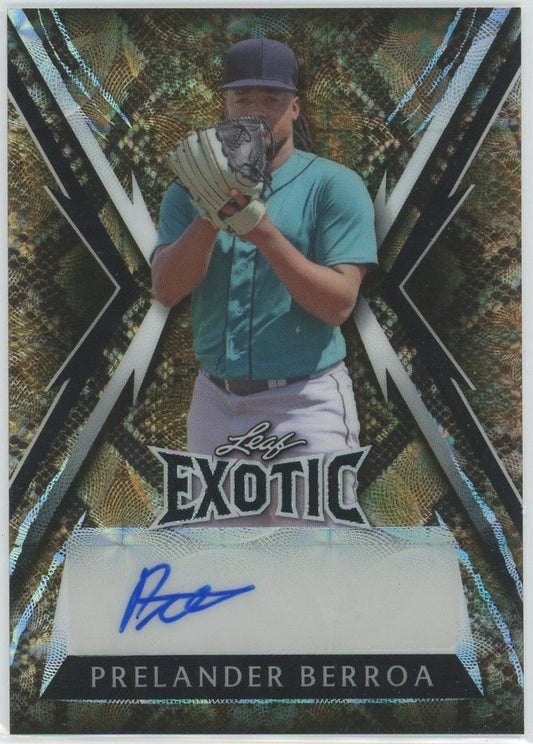 2023 Leaf Exotic Prelander Berroa Snakeskin Auto #6/7 #BA-PB1
