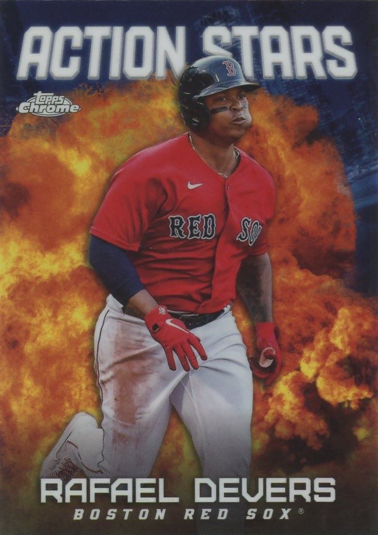 2023 Topps Chrome Update Rafael Devers Action Stars #ASC-14