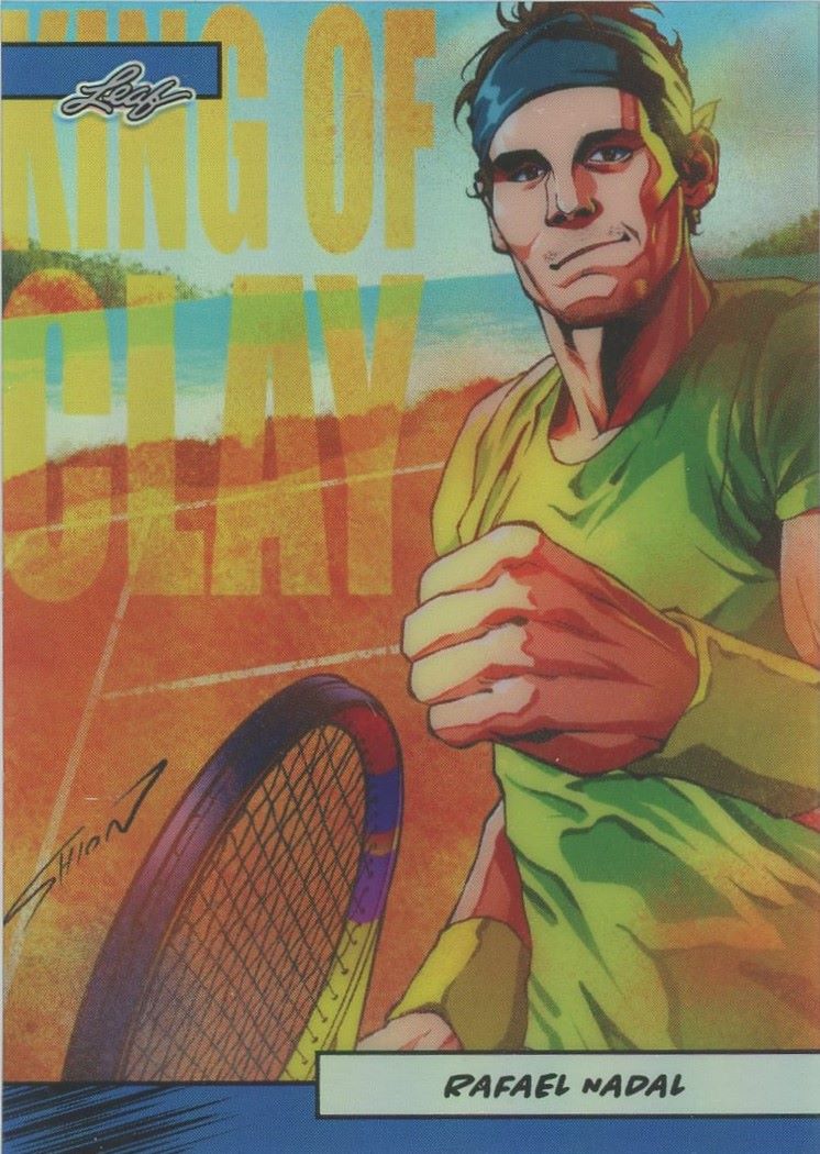 2024 Leaf Metal Rafael Nadal Anime Nation BLUE #33/75 #AN2B-23