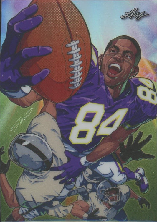 2023 LEAF Metal Randy Moss Anime Nation Card #/264 #ANB-67