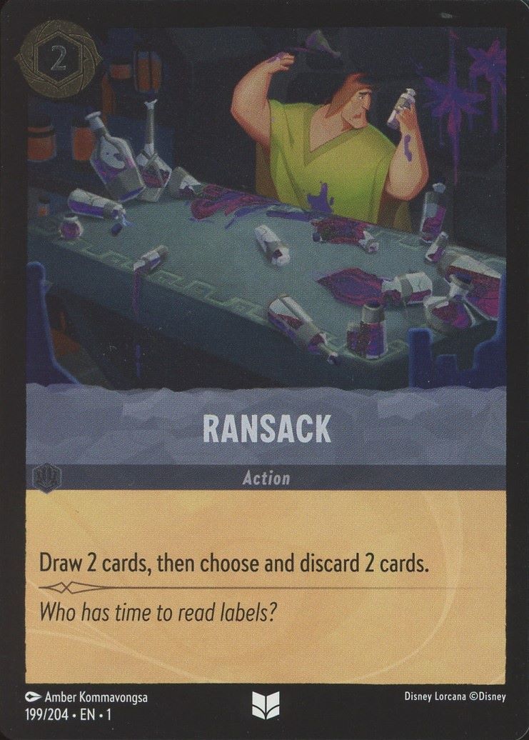 Disney Lorcana: The First Chapter Ransack Uncommon Foil #199