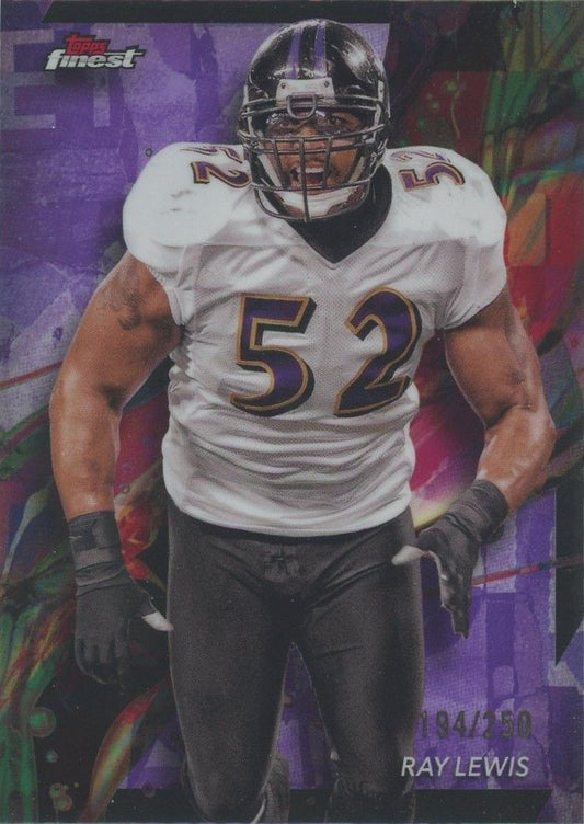 Ray Lewis 2024 Topps Finest Purple #194/250 #5
