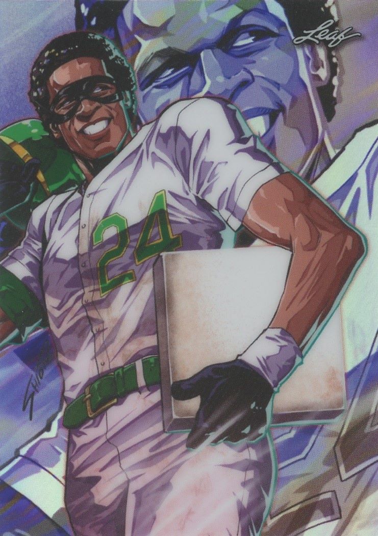 2023 Leaf Metal Rickey Henderson Anime Nation #ANB-72