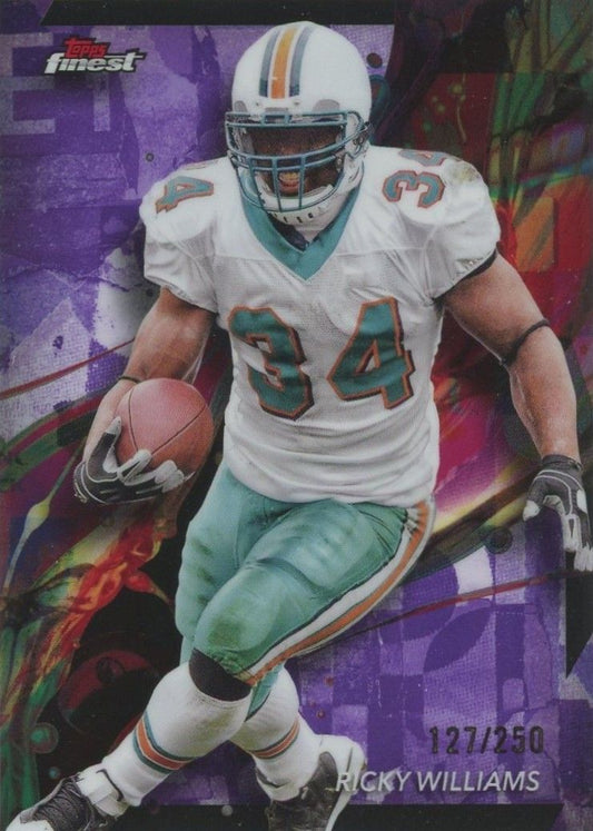 Ricky Williams 2024 Topps Finest Purple #127/250 #47