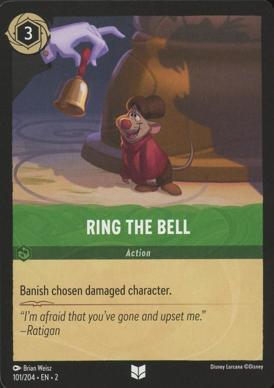 Disney Lorcana: Rise of the Floodborn Ring The Bell #101 Uncommon