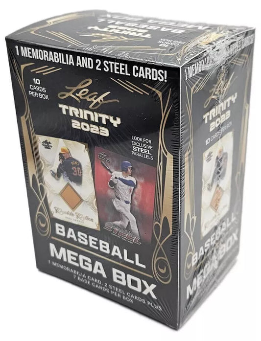 2023 Leaf Trinity Baseball Mega Box Blaster Factory Sealed 1 Memorabilia 2 Steel