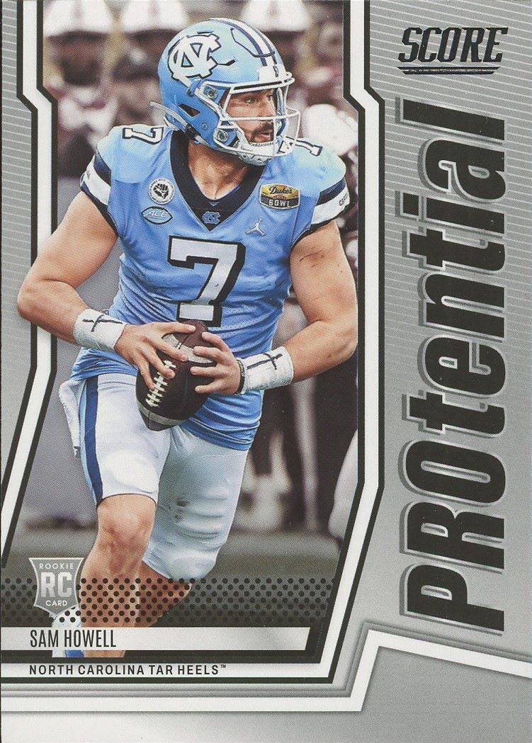 2022 Panini Score Sam Howell Protential Rookie #P-SH