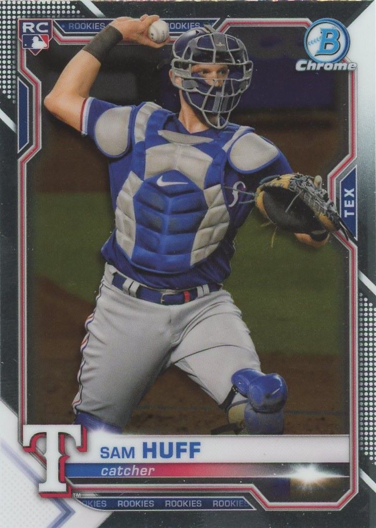 2021 Bowman Chrome Sam Huff Rookie #91