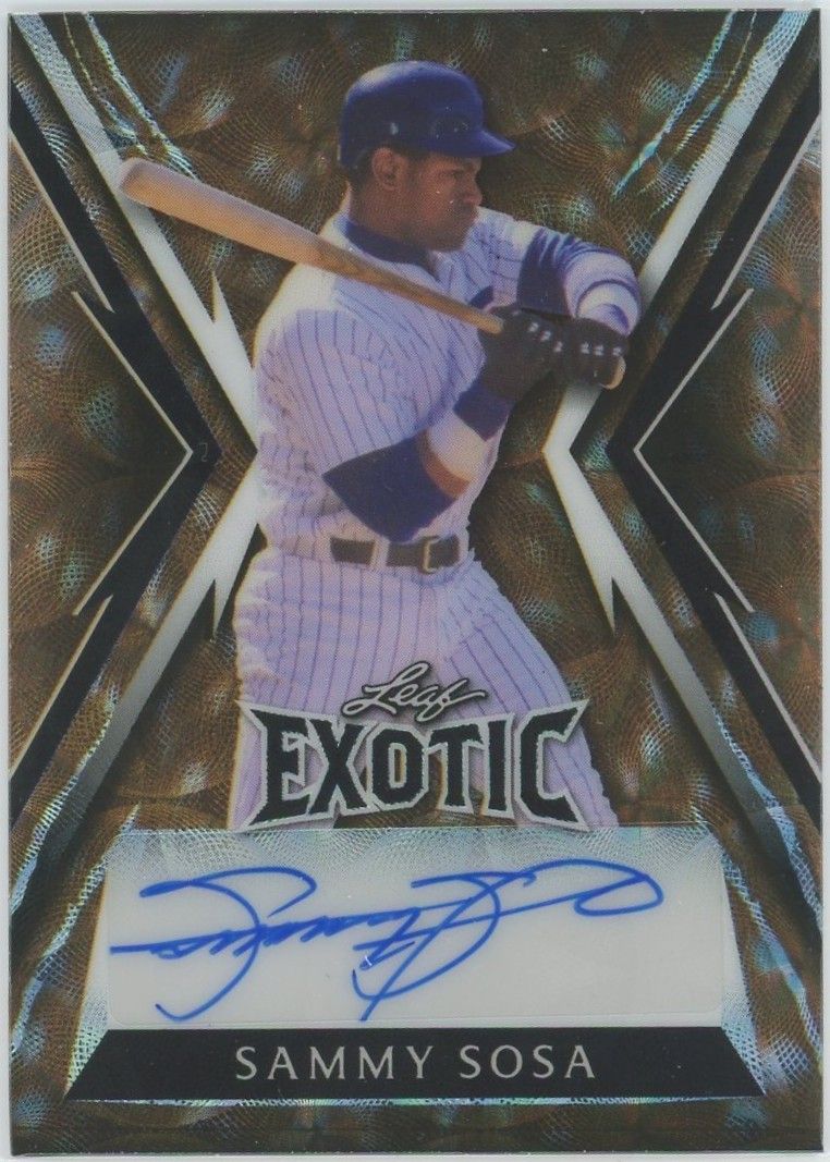 2023 Leaf Exotic Baseball Sammy Sosa Deer Auto #2/5 #BA-SS4