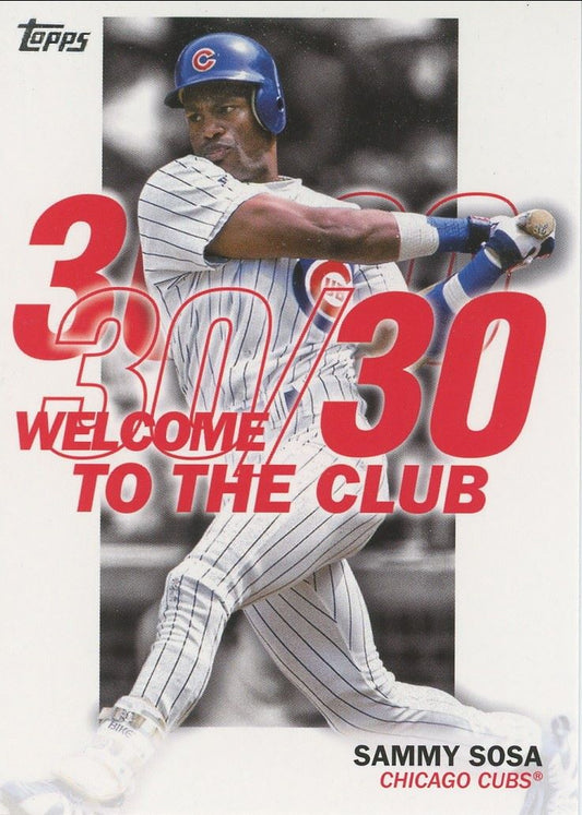 2023 Topps Series 1 Sammy Sosa Welcome to the Club #WC-11