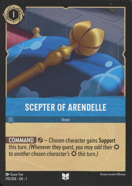 Disney Lorcana: The First Chapter Scepter Of Arendelle Uncommon #170