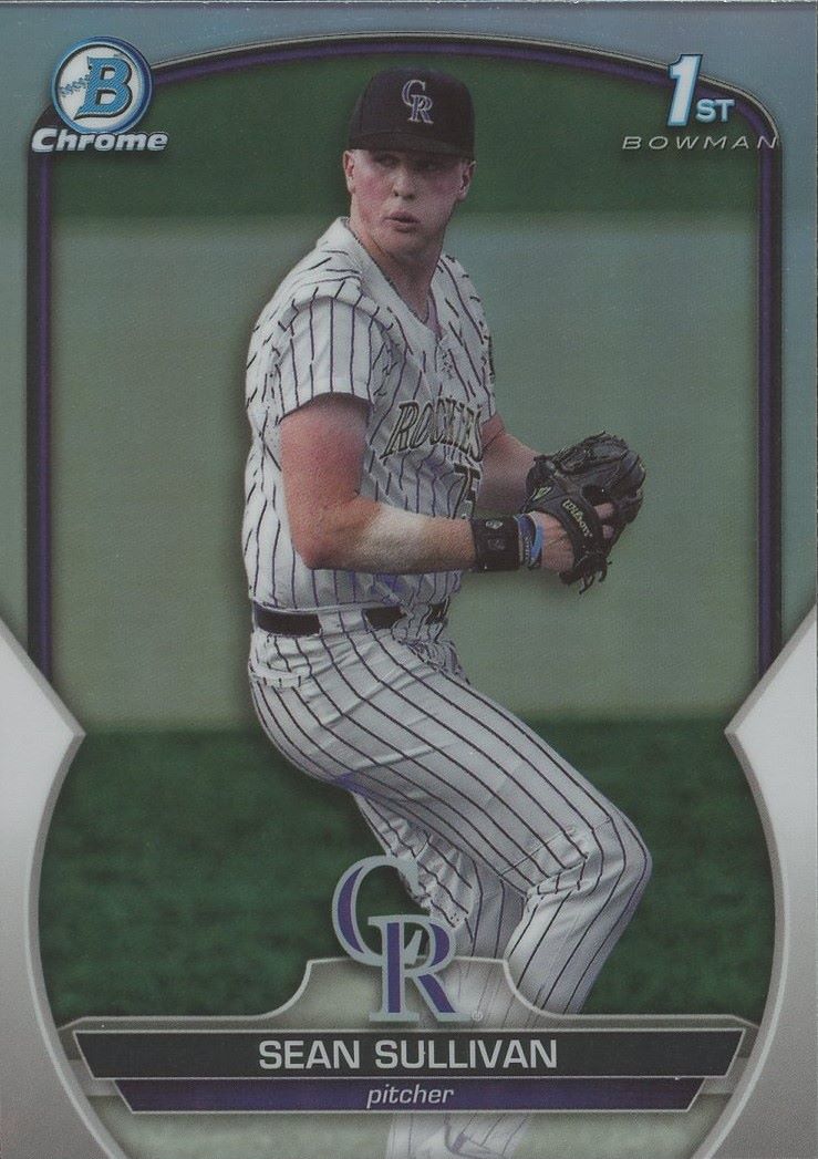 2023 Bowman Draft Chrome Sean Sullivan 1st Bowman Refractor #BDC-88