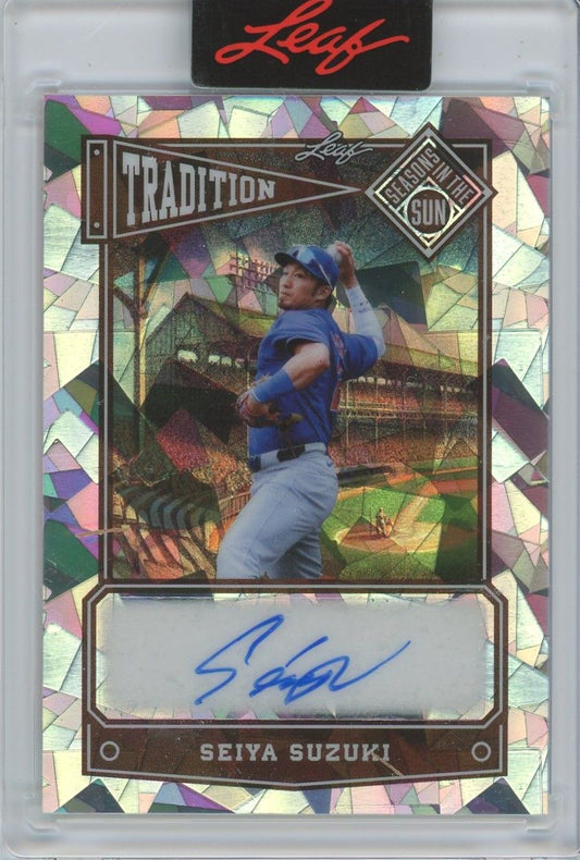 Seiya Suzuki 2025 Seasons In The Sun Tradition Crystal #2/2 #T-SS1 Cubs