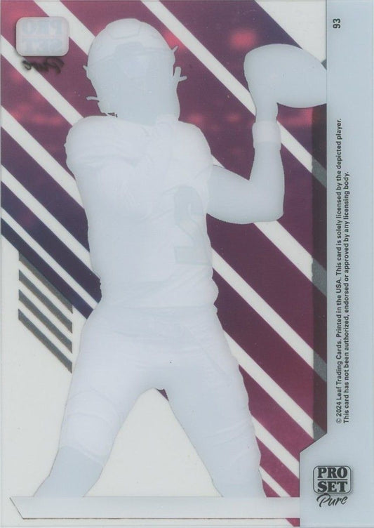 Shedeur Sanders 2024 Pro Set Pure Clear #21/75 #93