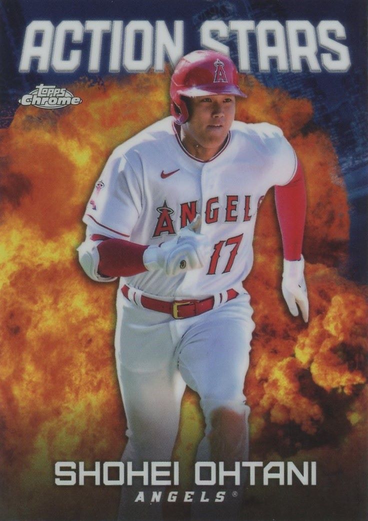 2023 Topps Chrome Update Shohei Ohtani Action Stars #ASC-4